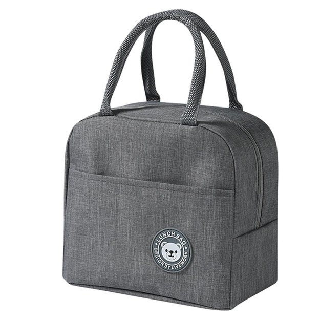 Torba Termiczna Izolacyjna Lunch Box Śniadaniówka na Jedzenie Piknik Plażę 10