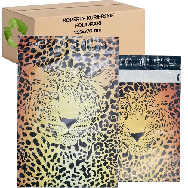 FOLIOPAKI KURIERSKIE MOCNE KOPERTY FOLIOWE 255x370 GEPARD 50szt