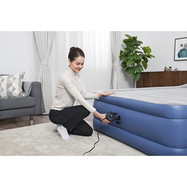 Bestway 62257 Pompka do Pompowania Materacy Basenów Elektryczna DC 12V 680L 17