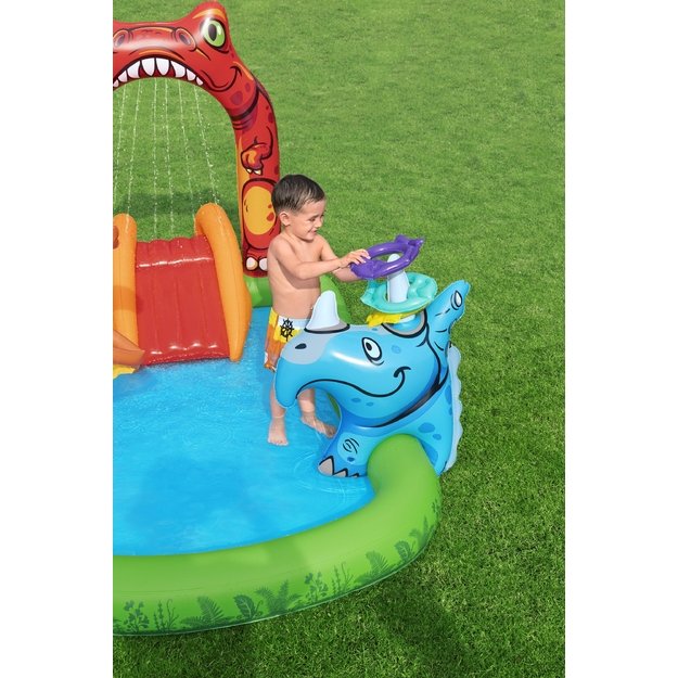 Bestway 53160 Wodny Plac Zabaw Dmuchany Jurassic 241 x 140 x 137 cm  22