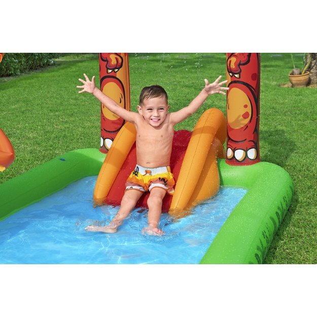 Bestway 53160 Wodny Plac Zabaw Dmuchany Jurassic 241 x 140 x 137 cm  25