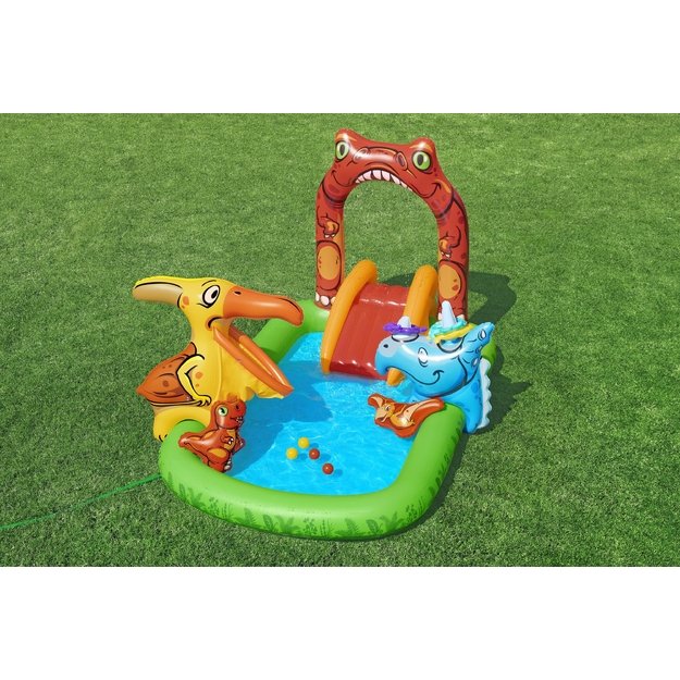 Bestway 53160 Wodny Plac Zabaw Dmuchany Jurassic 241 x 140 x 137 cm  27