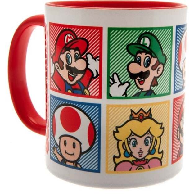 SUPER MARIO RED COLOURED INNER MUG