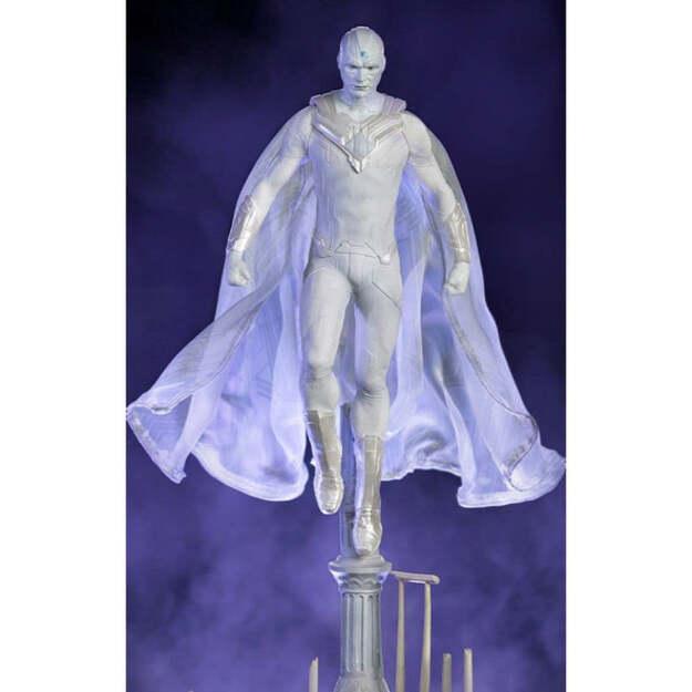 IronStudios - Marvel Wandavision: BDS 1:10 Art Scale Statue - White Vision 3