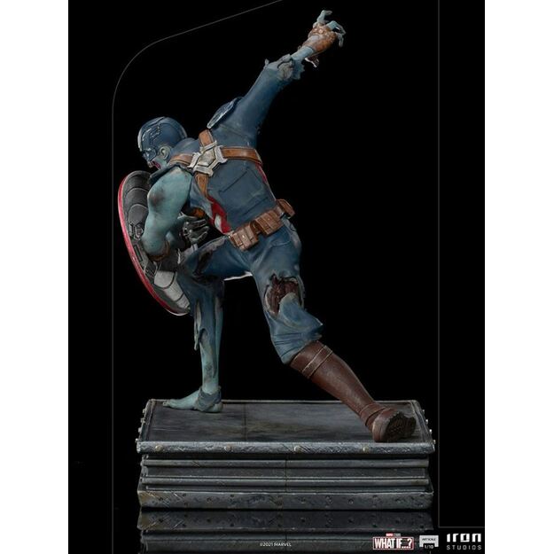 IronStudios - Marvel What If ... : 1:10 Art Scale Statue  - Zombie Captain America 2