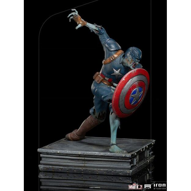 IronStudios - Marvel What If ... : 1:10 Art Scale Statue  - Zombie Captain America 3