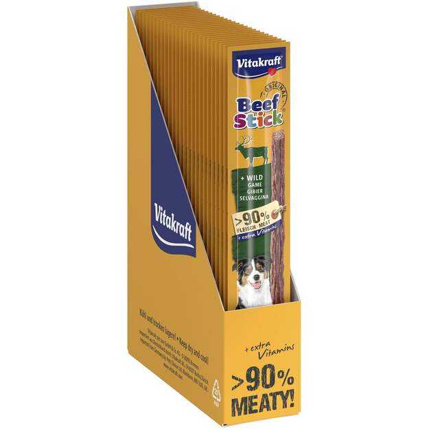 Vitakraft - 25 x Beef Stick Game 12gr