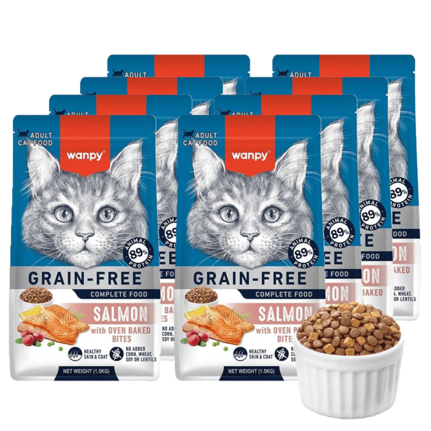 wanpy - Adult Cat Food with Salmon - 1.5kg 1