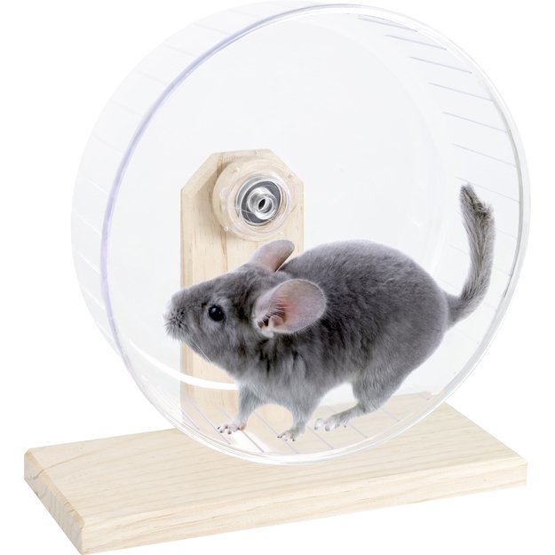 FLAMINGO - Chinchilla  Exercise Wheel - Light Brown - Size L -27cm 4