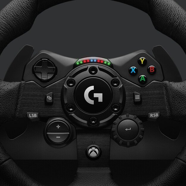 Logitech - G923 Racing Wheel and Pedals for Xbox X, S and PC
