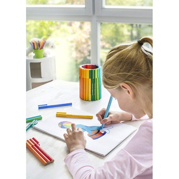 Faber-Castell - ​Connector Pens, Carry case, 80 pc (155579)