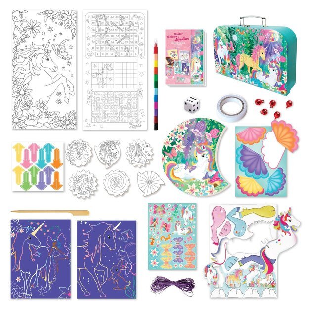 BOX CANDIY - Multi Craft & Activity Set - Totally Unicorn Adventure - (BC-S2107)