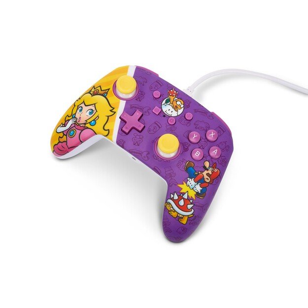 PowerA Enhanced Wired Controller - Nintendo Switch - Princess Peach Battle