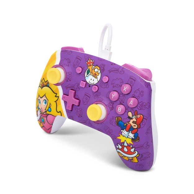 PowerA Enhanced Wired Controller - Nintendo Switch - Princess Peach Battle