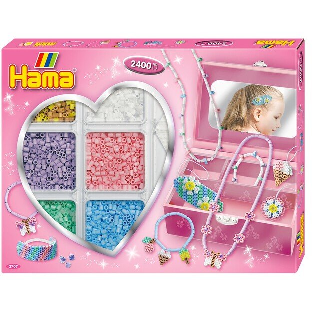 Hama - Midi Activitybox - Pink (3707) 1
