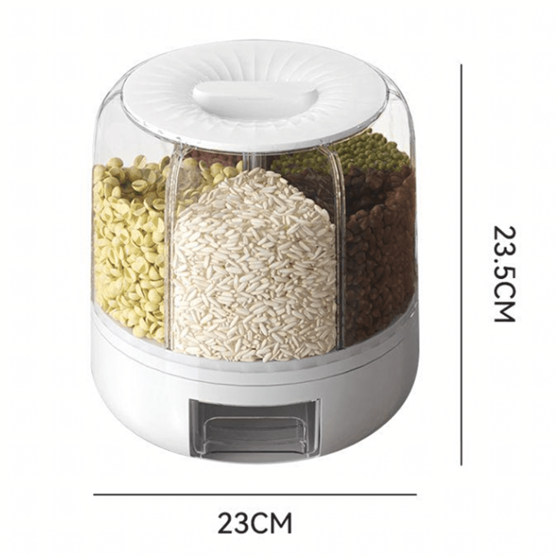 Pöörlev toiduorganisaator 360 Pöörlev toiduorganisaator 360 Spice White