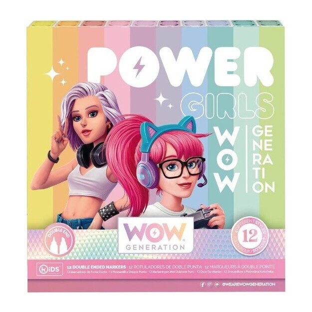 Wow Generation - Double-ended Squared Markers (2111078-WOW00060-CDU)