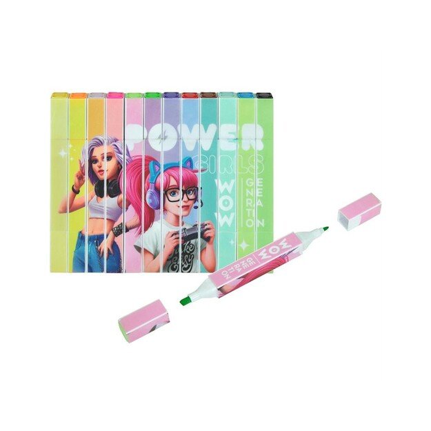 Wow Generation - Double-ended Squared Markers (2111078-WOW00060-CDU)