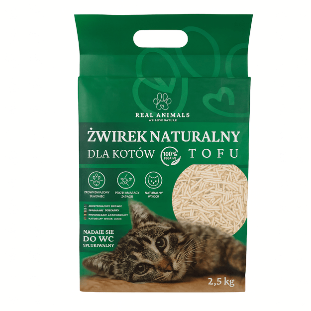 Tofu kraikas katėms BIODEGRAD Organic 100% natūralus 2,5 kg 5 l 9
