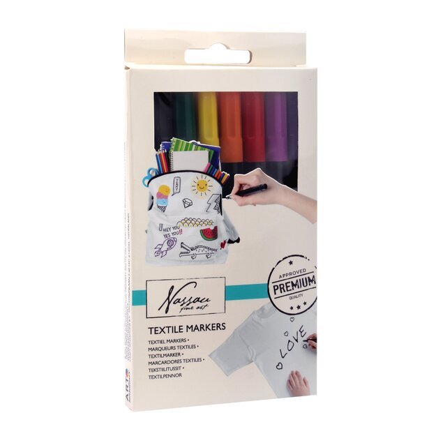 Nassau - Fabric markers (8 pcs) (AR0106/GE)