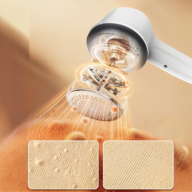 Universāls bezvadu skuveklis drēbēm, džemperiem, apģērbam, polsterējumam, dīvāniem