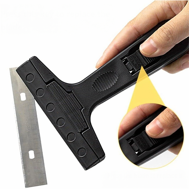 Universāls krāsas skrāpis logiem, stiklam, plīts virsmām