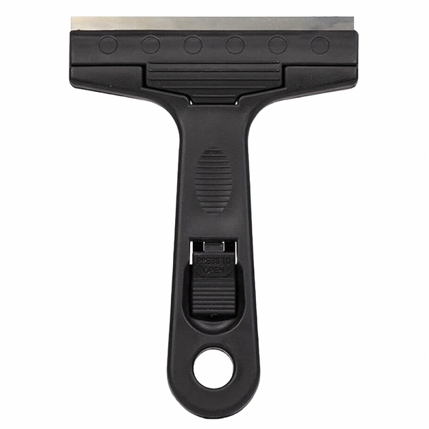 Universāls krāsas skrāpis logiem, stiklam, plīts virsmām