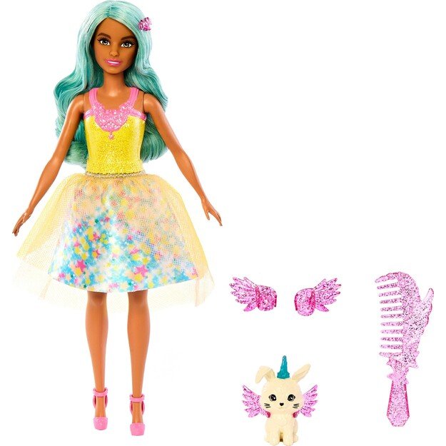 Barbie - Touch of Magic Fairytale Doll Teresa with Bunny (HLC36)