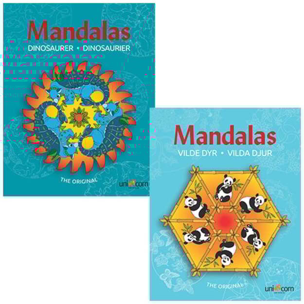 Mandalas - Twin Pack - Wild Animals & Dinosaurs (104941)