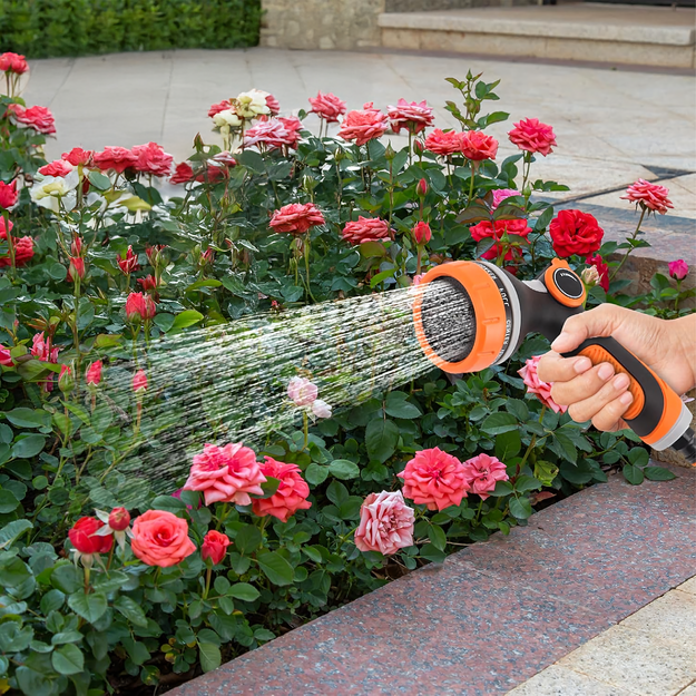 Regulējama smidzinātāja pistole dārza šļūtenes ūdens smidzinātājam