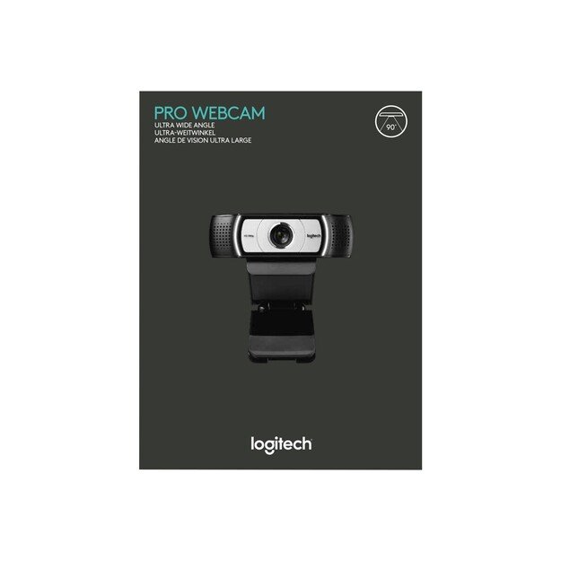 Logitech C930e 1080p Business Webcam USB Black