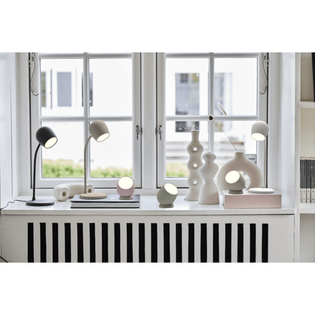 Kreafunk - Ellie - Lamp with wireless charger - Dusty Olive (KFEW08)