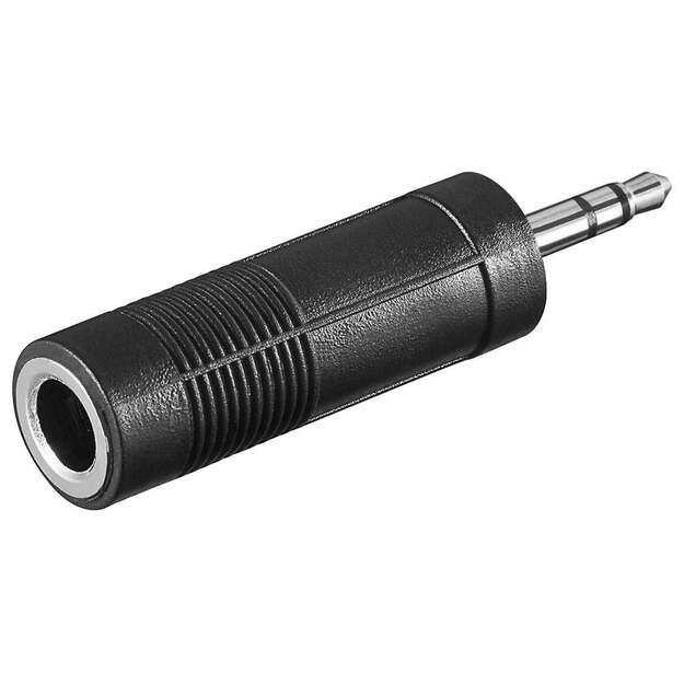 MicroConnect - Audio Adapter 3.5mm Stereo Male - 6.35mm Stereo Female