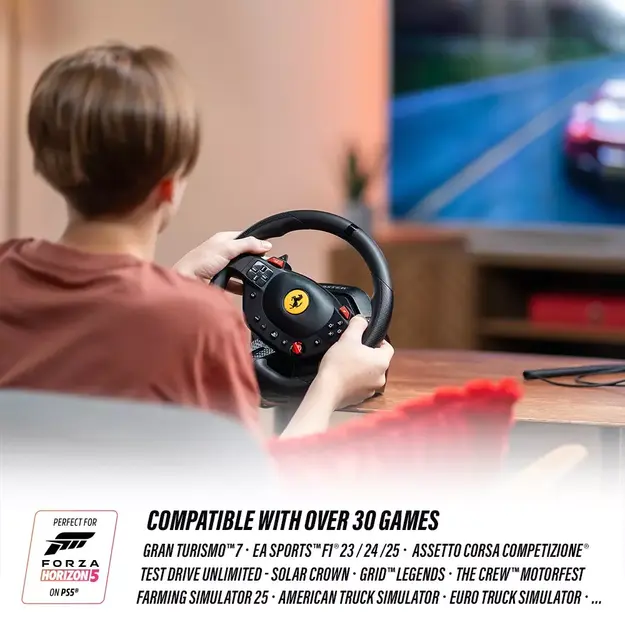 Thrustmaster T98 Ferrari 296 GTB  Racing Wheel for PS5, PS4, PC