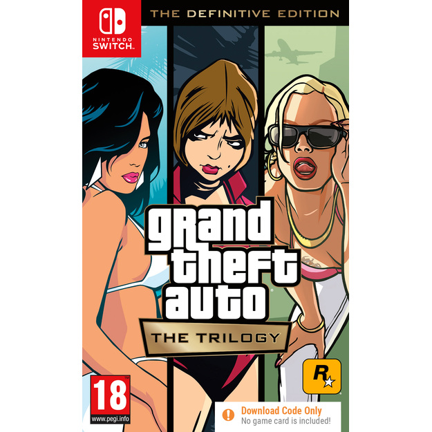 Grand Theft Auto: The Trilogy (Code in a Box) - Switch - Nintendo Switch