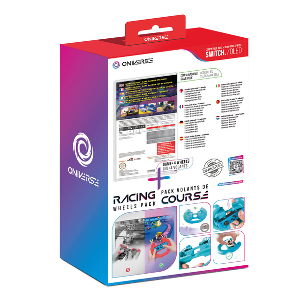 Oniverse Nsw Bundle Ciab Nickelodeon Kart Racers 2: Grand Prix  + 4 Wheels