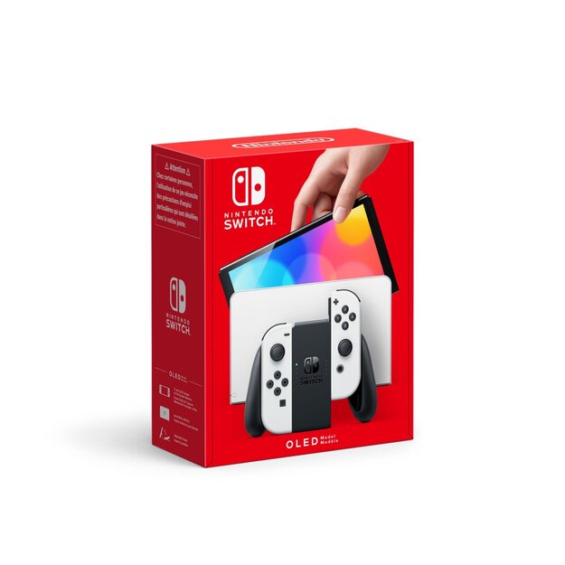 Nintendo Switch OLED Console with Joy-Con Black and White