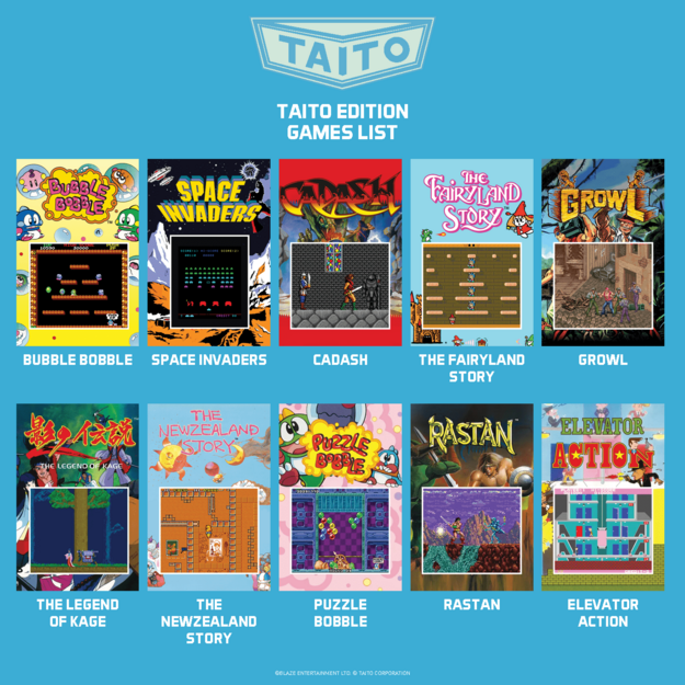 Evercade Alpha Taito Bartop Arcade