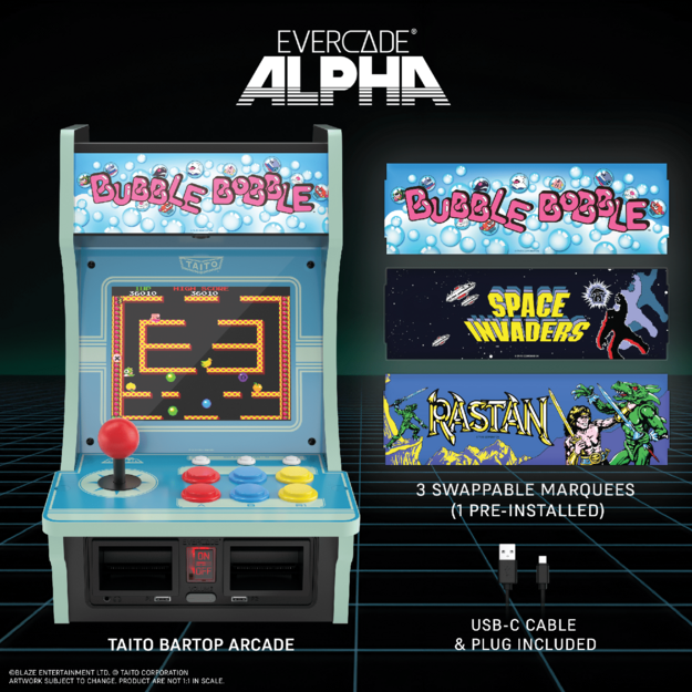 Evercade Alpha Taito Bartop Arcade