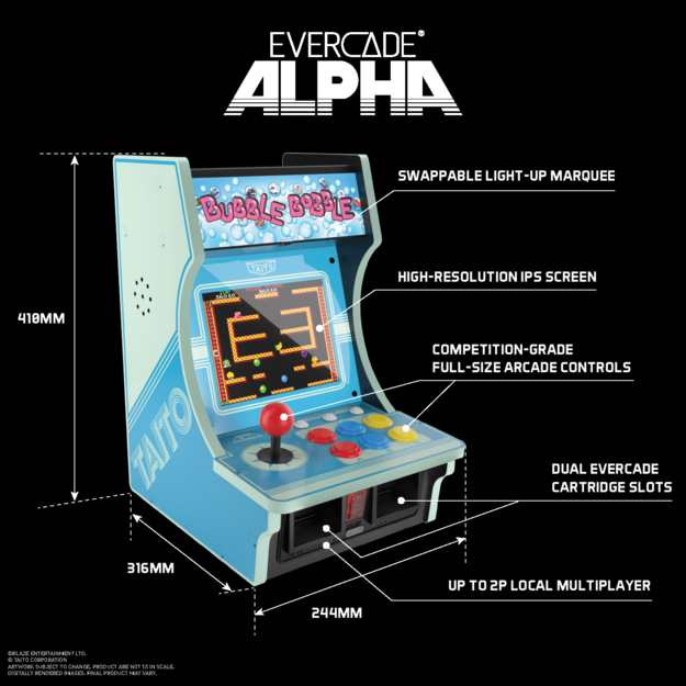 Evercade Alpha Taito Bartop Arcade