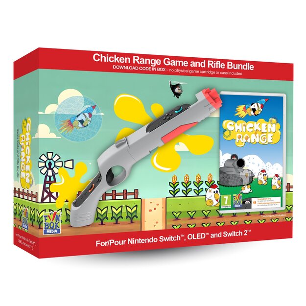Chicken Range Game - (Code in Box) with Rifle Bundle