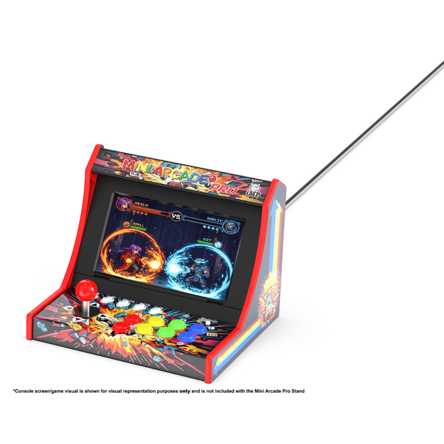 iMP Tech - Mini Arcade Pro Retro Game Cabinet for Switch 2, Switch and OLED - Black/Red