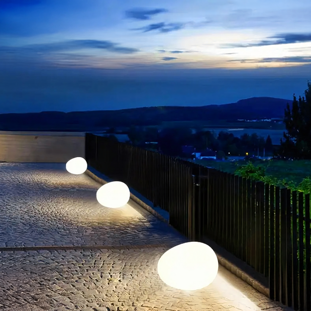 Saules LED akmens dārza lampa āra terasei 16 cm Eleganta