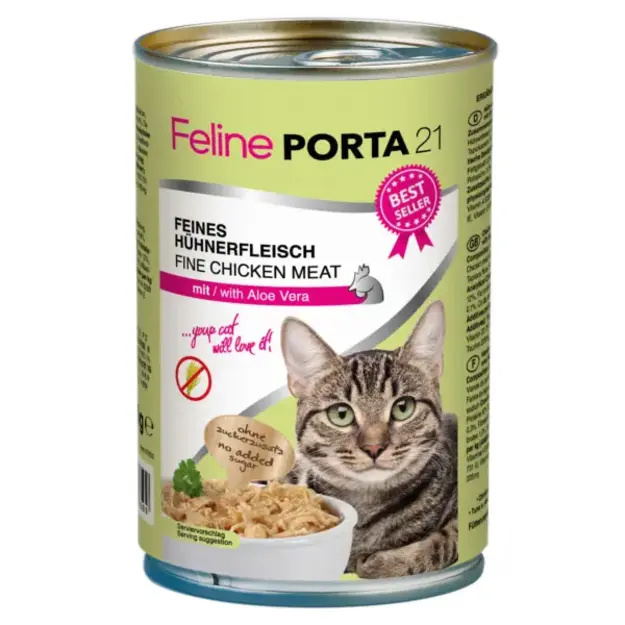 Porta21 - Feline Chicken with Aloe Vera - 400 g