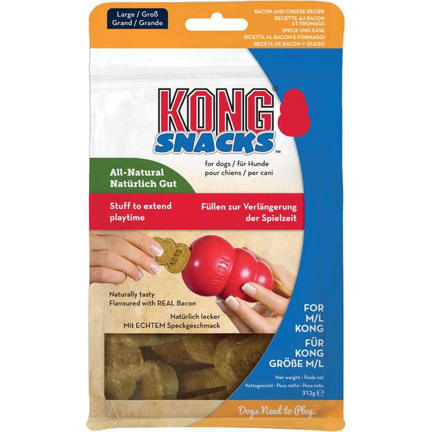 KONG -  Snacks Bacon & Cheese S 198G (634.6544)