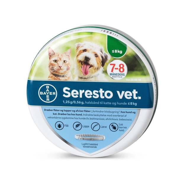 Seresto - flea collar - cat and dog under 8 kg