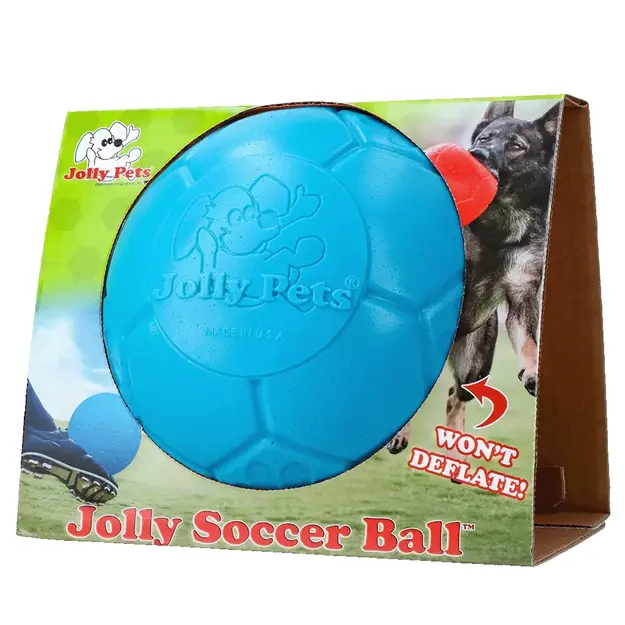 jolly pets - Jolly Soccer Ball - Light Blue - L (20cm)