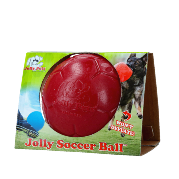 jolly pets - Jolly Soccer Ball - Red - S (15cm)