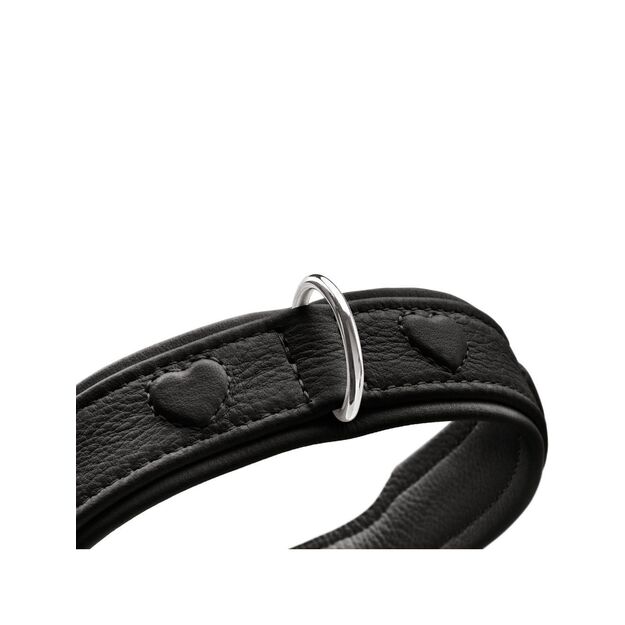 Hunter - Dog collar leather  Soho X Love - 32/XS - Black