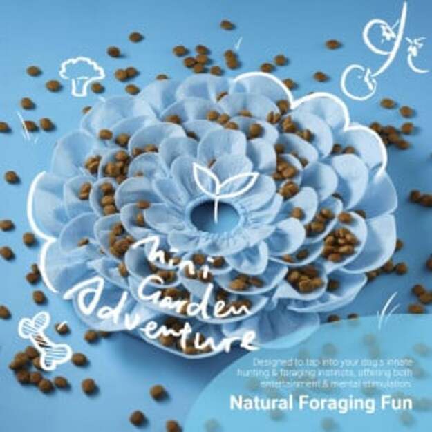 SPIN - Blossom Snuffle Mat - Baby Blue - Duo Pack